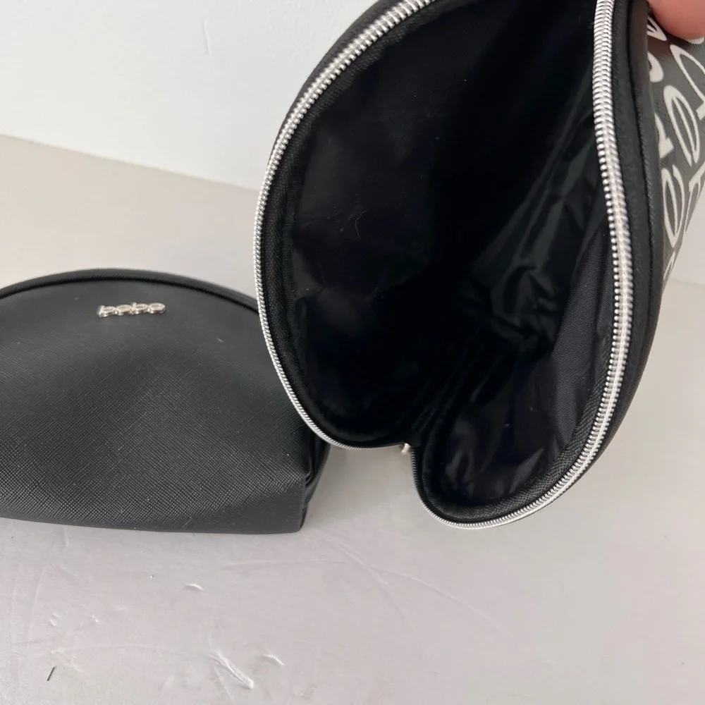 Bebe Monochrome Logo Cosmetic Bag Set